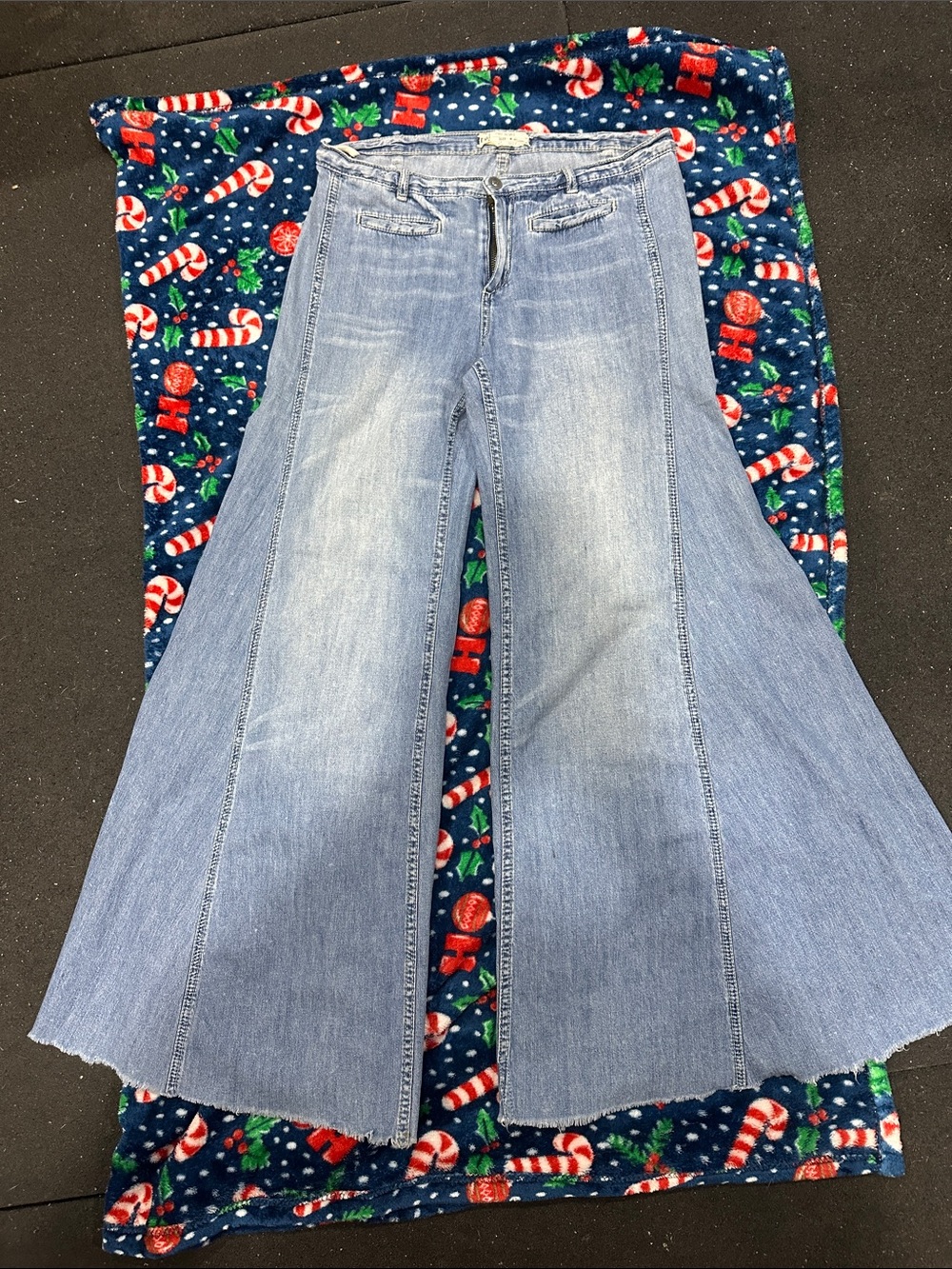 Vintage Free People wide leg jeans - Picture 1 of 8